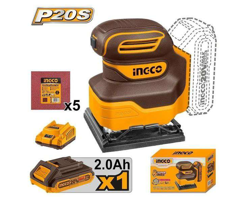 11_cordless_sheet_sander Cordless Sheet Sander INGCO - Image 1