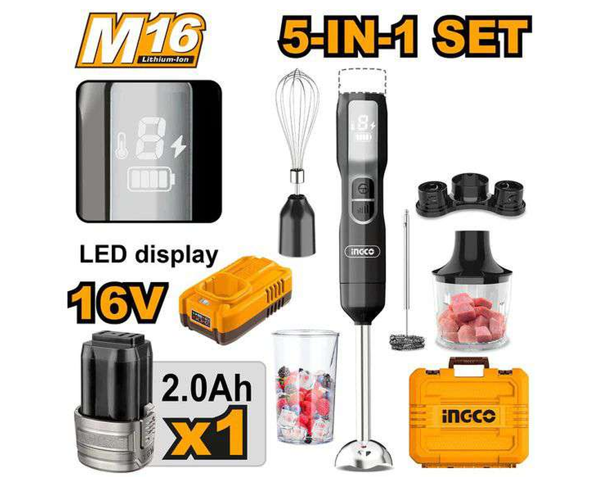 11_five_in_one_hand_blender Multifunction Hand Blender INGCO - Image 1