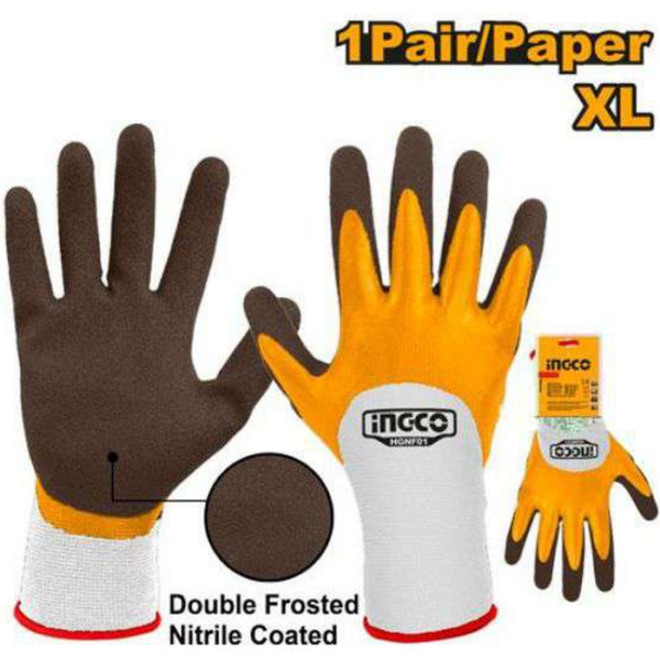 Nitrile Safety Gloves INGCO