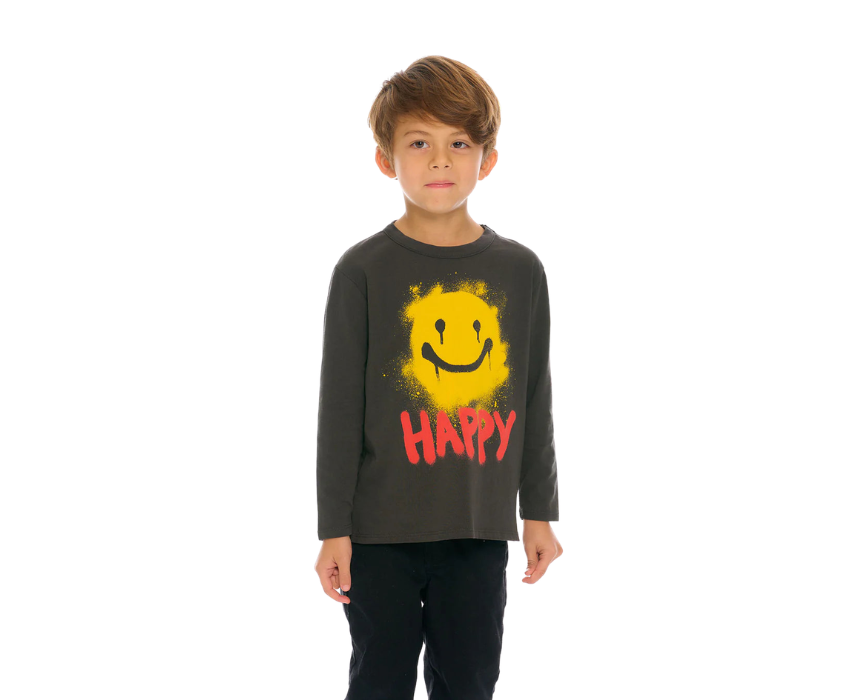 12 Happy Boys Long Sleeve Tshirt - Image 1