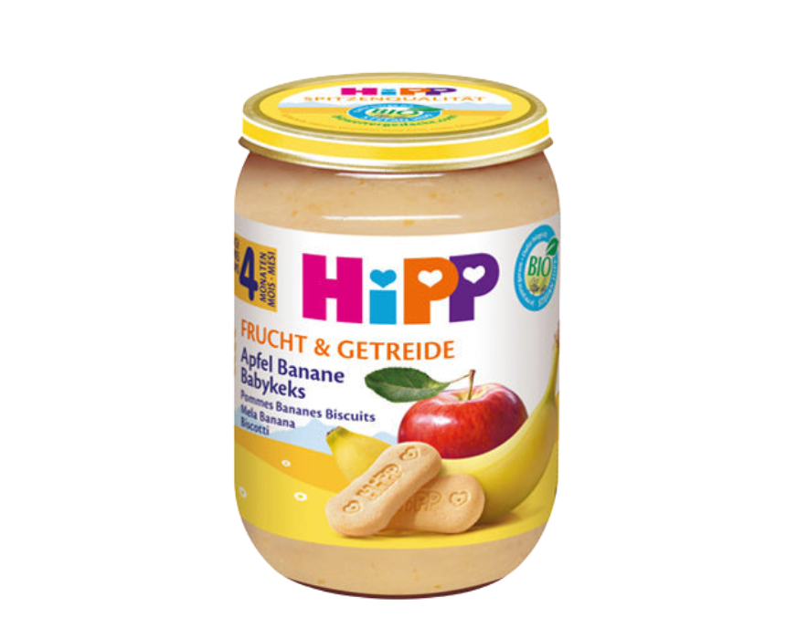 12 Baby Fruit Biscuit Puree HiPP - Image 1