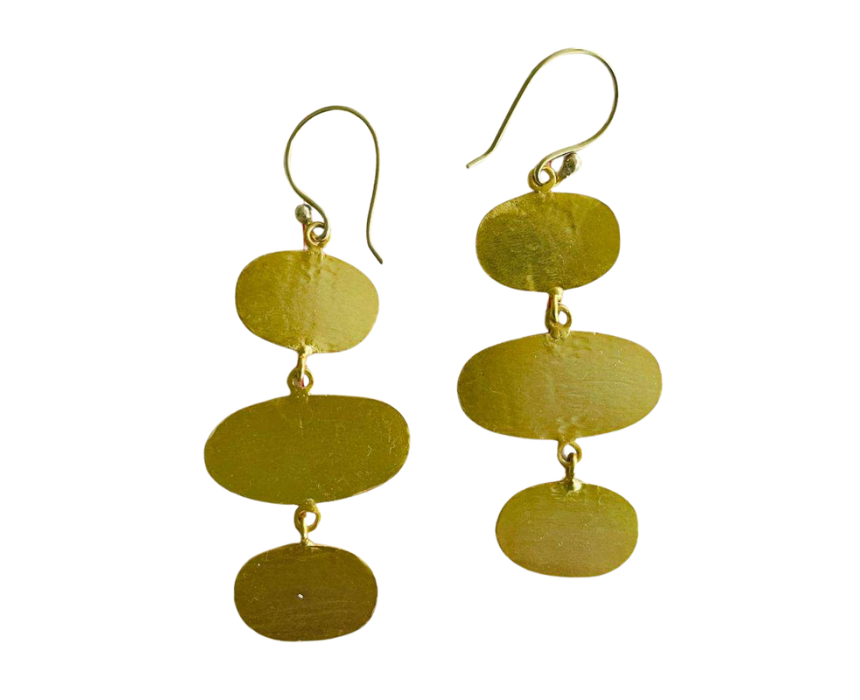 14 Womens Oval Drop Earrings - Image 1