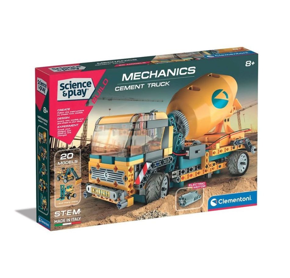 147696-1_13daac2f-4f1c-4fe9-a5c3-5b3483dc3270 Clementoni Science & Play Mechanics Cement Truck