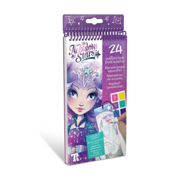 Nebulous Stars Watercolor Bookmarks