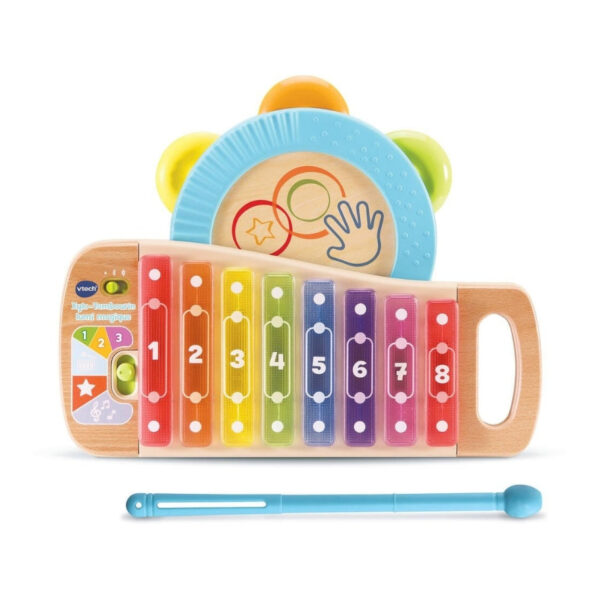 Vtech Wooden Xylo-Tambourin Lumi Magique