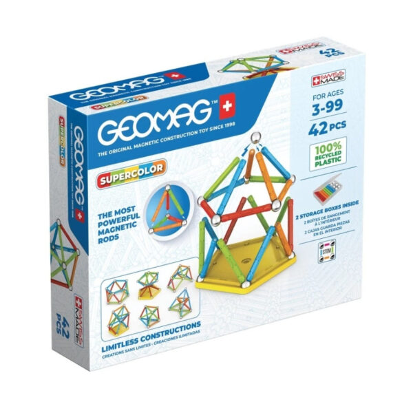 Geomag Supercolor Recycled (42 Pieces)