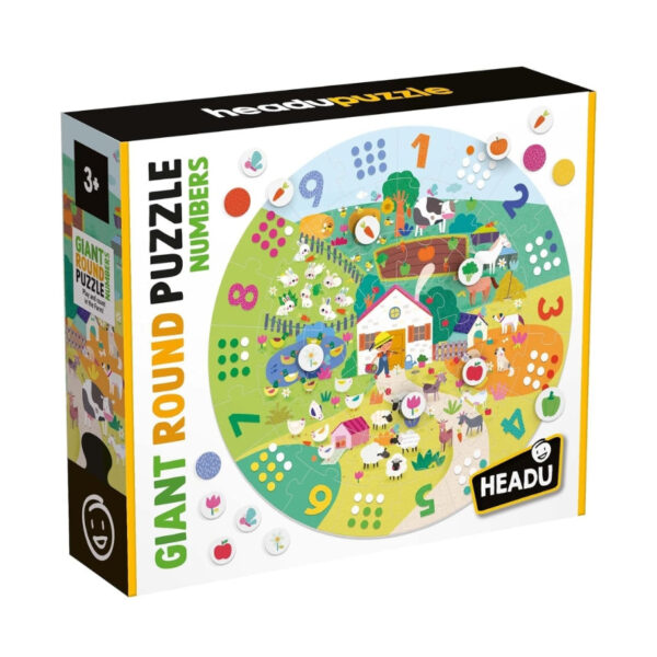 Giant Round Puzzle Numbers