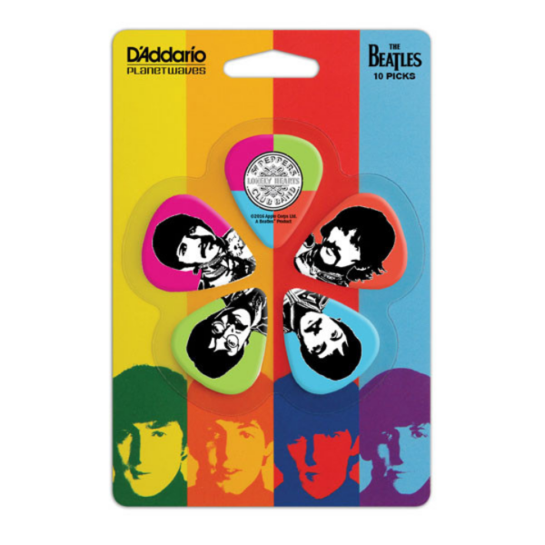 D'Addario Sgt. Pepper's Lonely Hearts Club Band 50th Anniversary Guitar Picks - Medium - 10 Picks