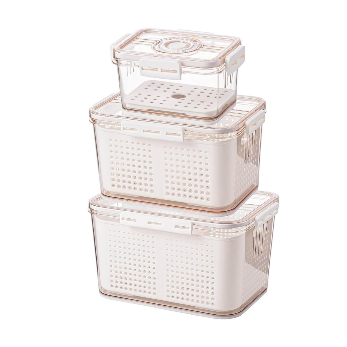 1_4a428086-f700-4f4e-9f95-9a4ea7837608.jpg Set of 3 Pieces - Fruit & Vegetable Storage Box Organizer - Image 1