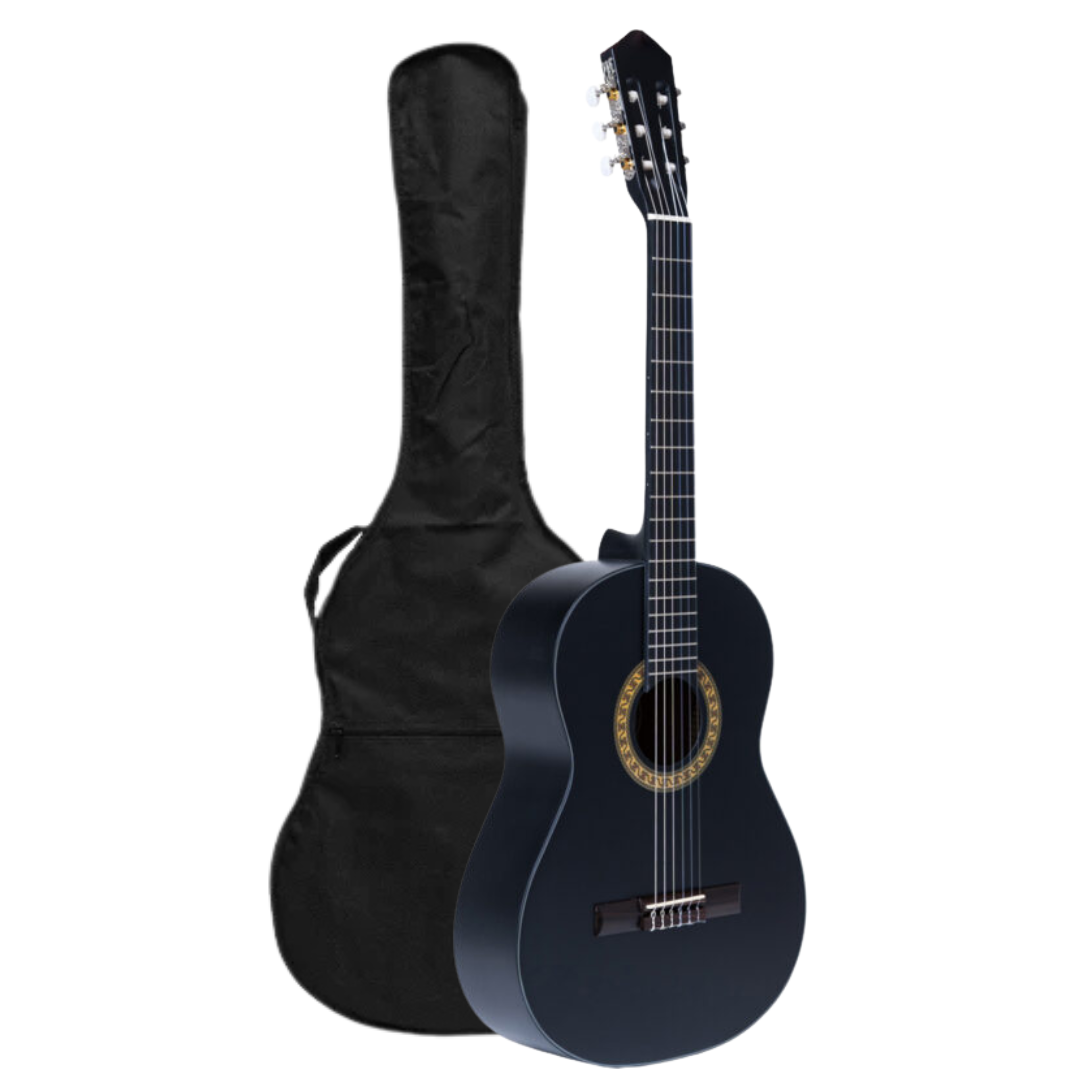 1_a22ef429-540f-432c-a719-70ca05918327 Classical Guitar MB39 - Black Color with Bag