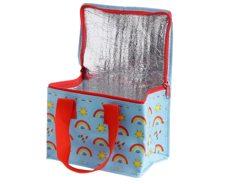 2 Somewhere Rainbow Insulated Lunch Tote Bag - Image 1