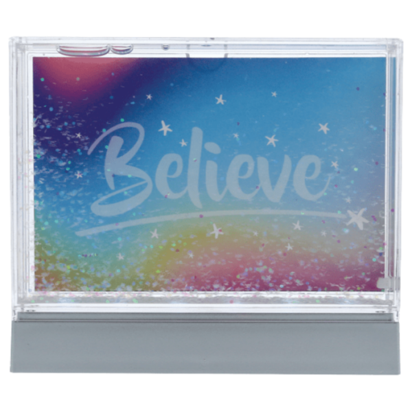 Color Changing Glitter Picture Frame
