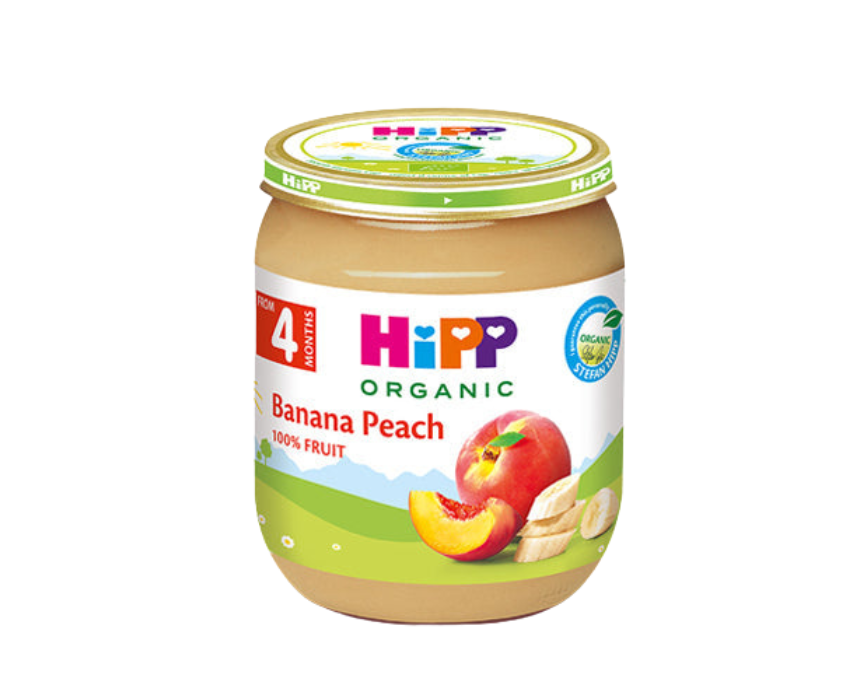 2 Baby Apple Banana Puree HiPP - Image 1