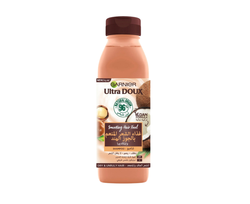 2 Garnier Ultra Doux Hair Food Shampoo Macadamia And Coconut - Image 1