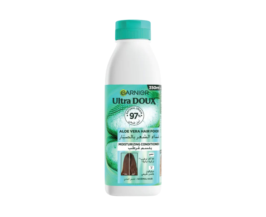 2 Garnier Ultra Doux Hair Food Conditioner Aloe Vera - Image 1