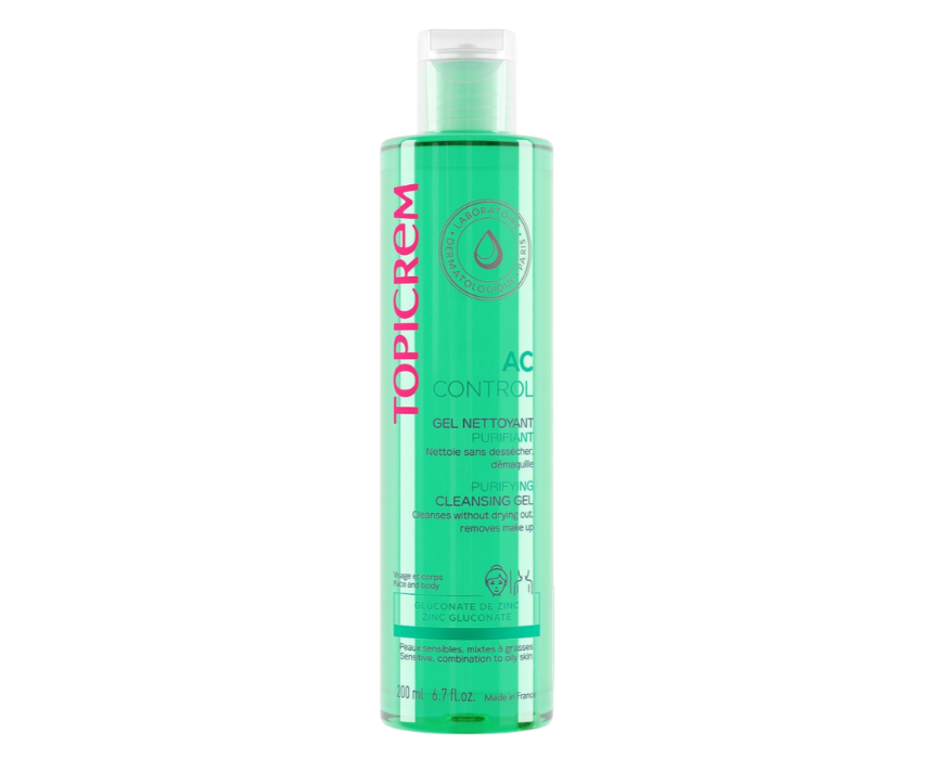 2 Topicrem AC Control Purifying Cleansing Gel - Image 1