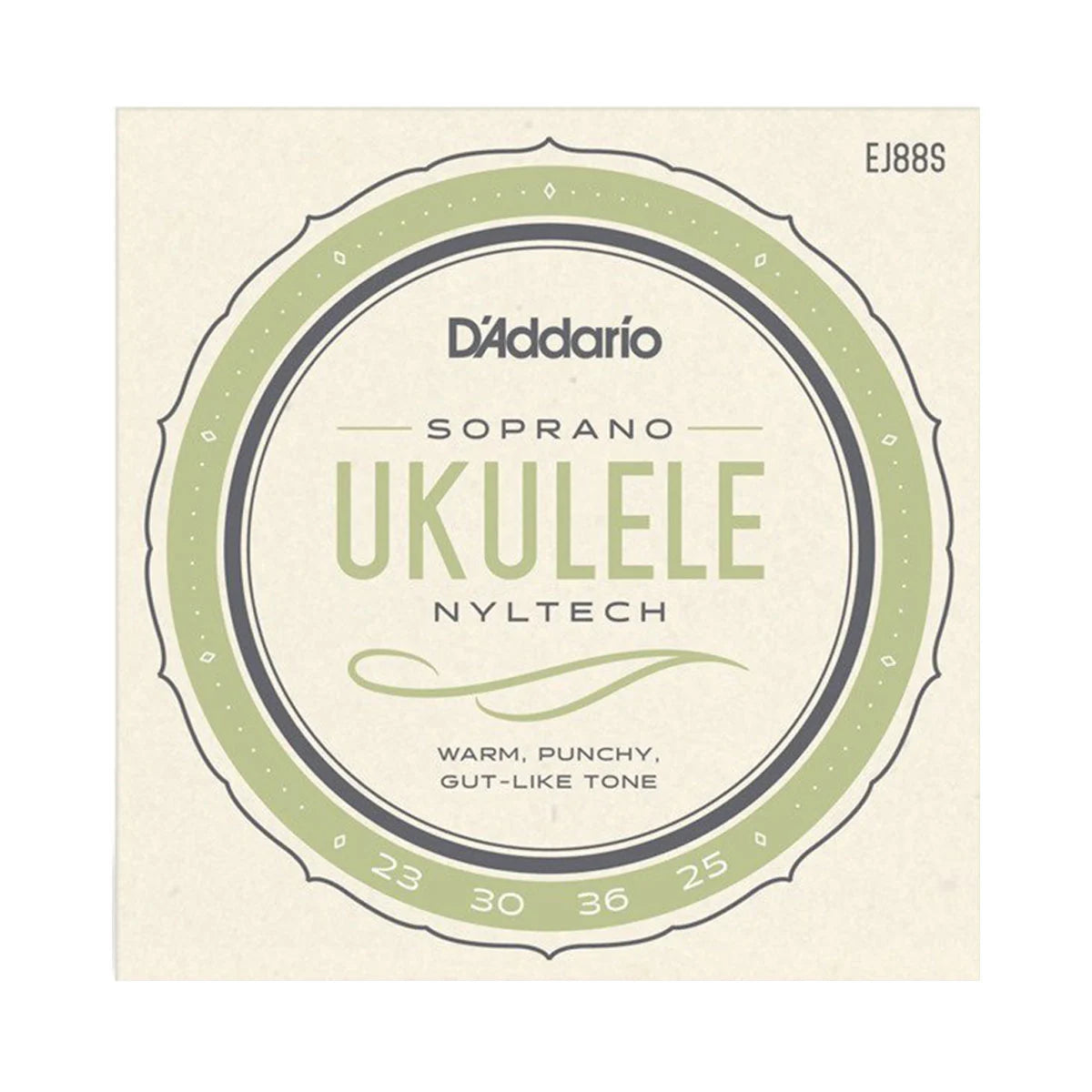 20-2 D’addario EJ88S Nyltech Soprano Ukulele Strings