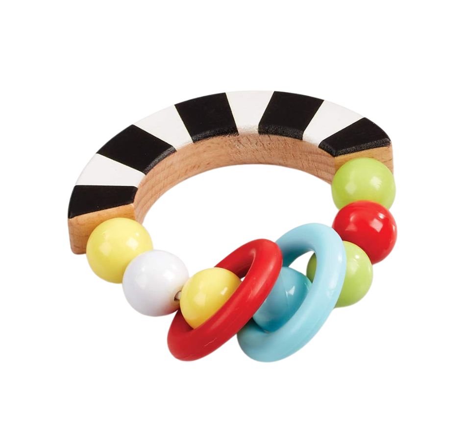 200146-1 Elc Wooden Bead Rattle
