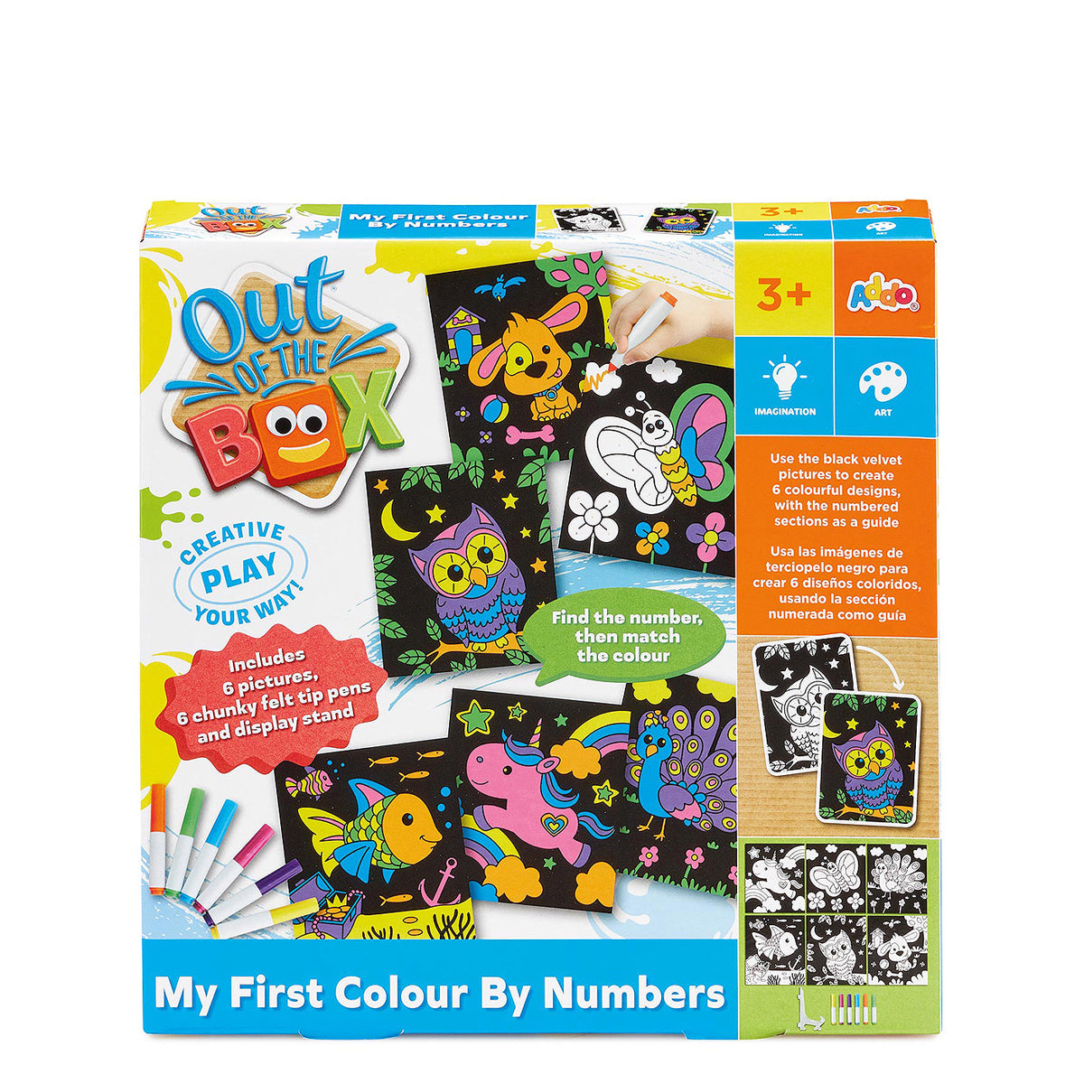 200545_f02ce05e-2c38-4b3b-a460-53d32bf7665f Out of the Box Colour By Numbers Craft Set