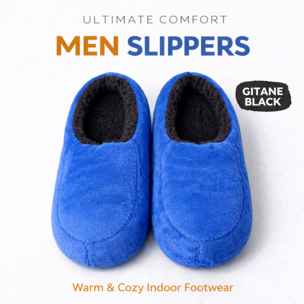 Men Slippers: Gitane Black