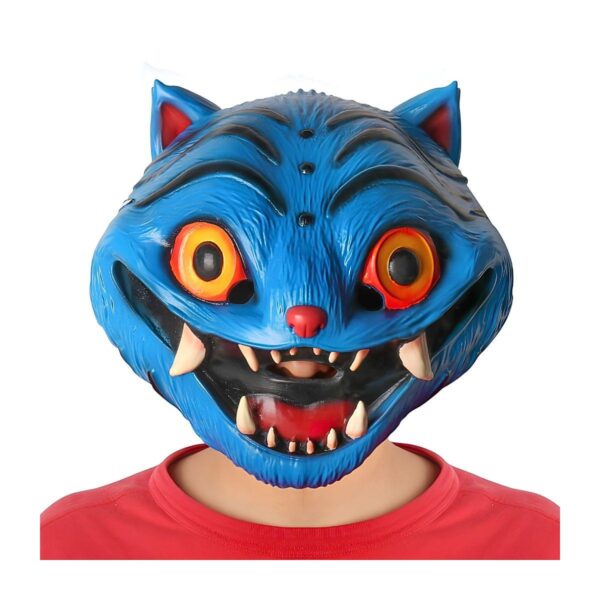 Blue Tiger Halloween Cosplay Latex Mask