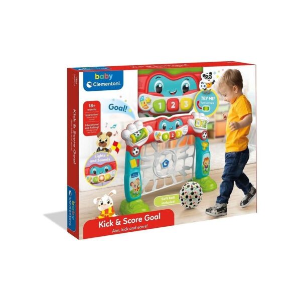 Clementoni Baby Interactive Talking Soccer Goal