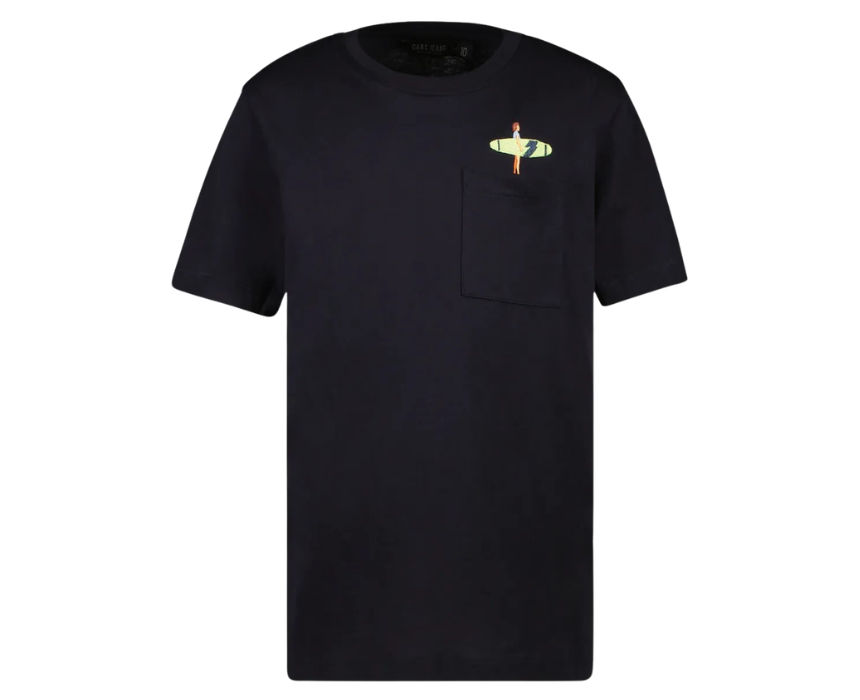 3 The Surfer Navy Short Sleeves Tshirt - Image 1