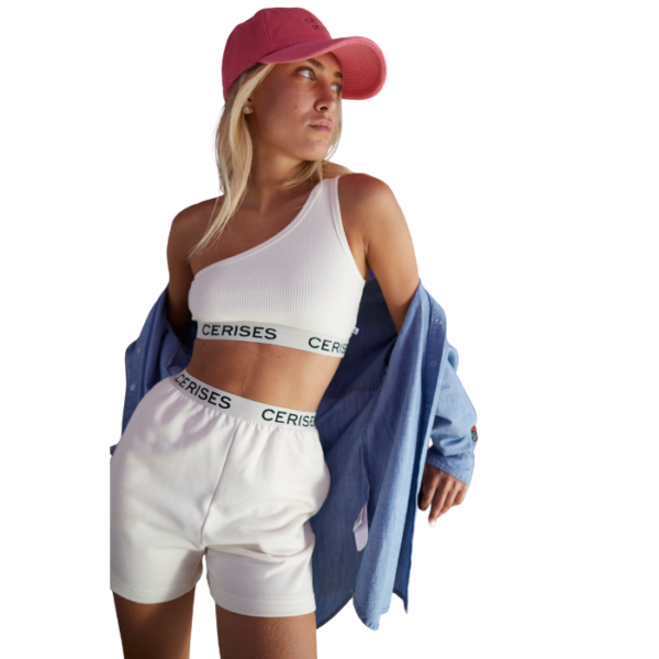 One Shoulder Crop Bra