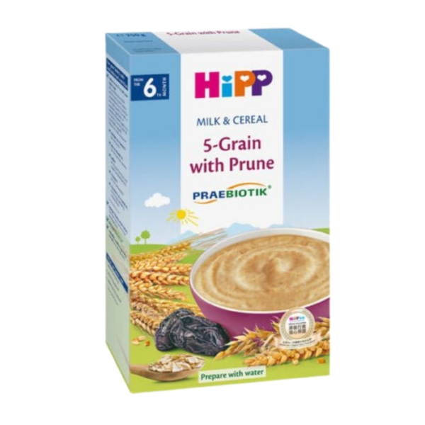 HiPP Grain With Prune Milk And Cereal For Infants