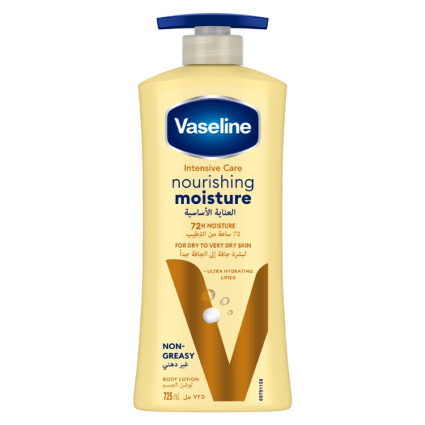 Vaseline Intensive Care Nourishing Moisture Body Lotion For Dry Skin