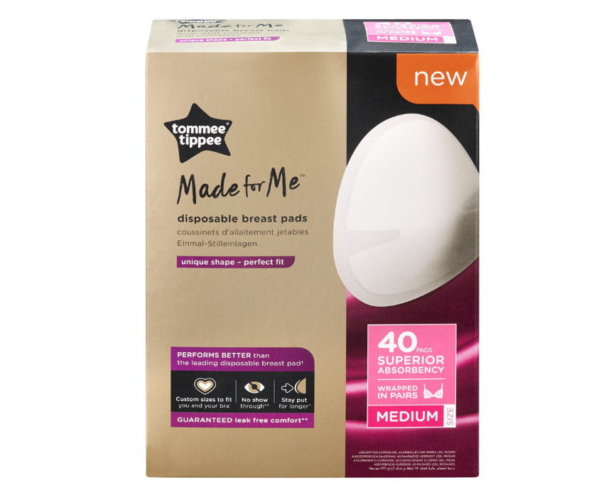 3 Disposable Breast Pads Medium Tommee Tippee - Image 1