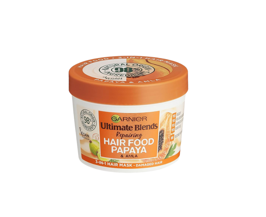 3 Garnier Ultra Doux Hair Food Papaya Hair Maska - Image 1