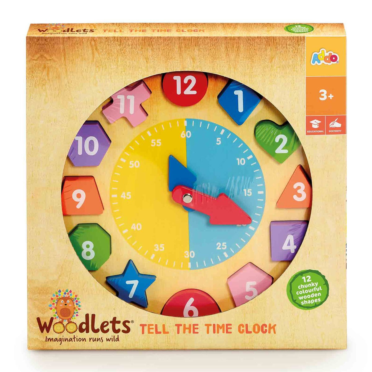 312-16183-B-1 Woodlets Tell the Time Clock