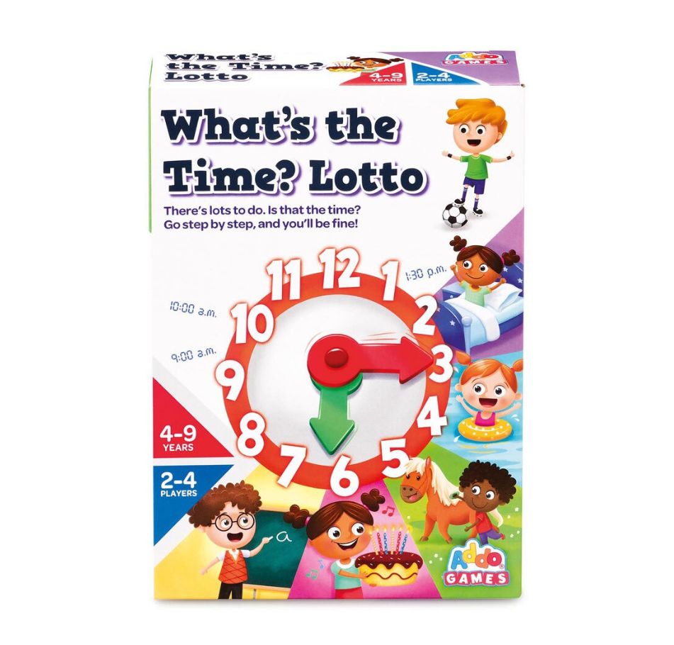 313-11109-B-1 Addo Games What's the Time? Lotto
