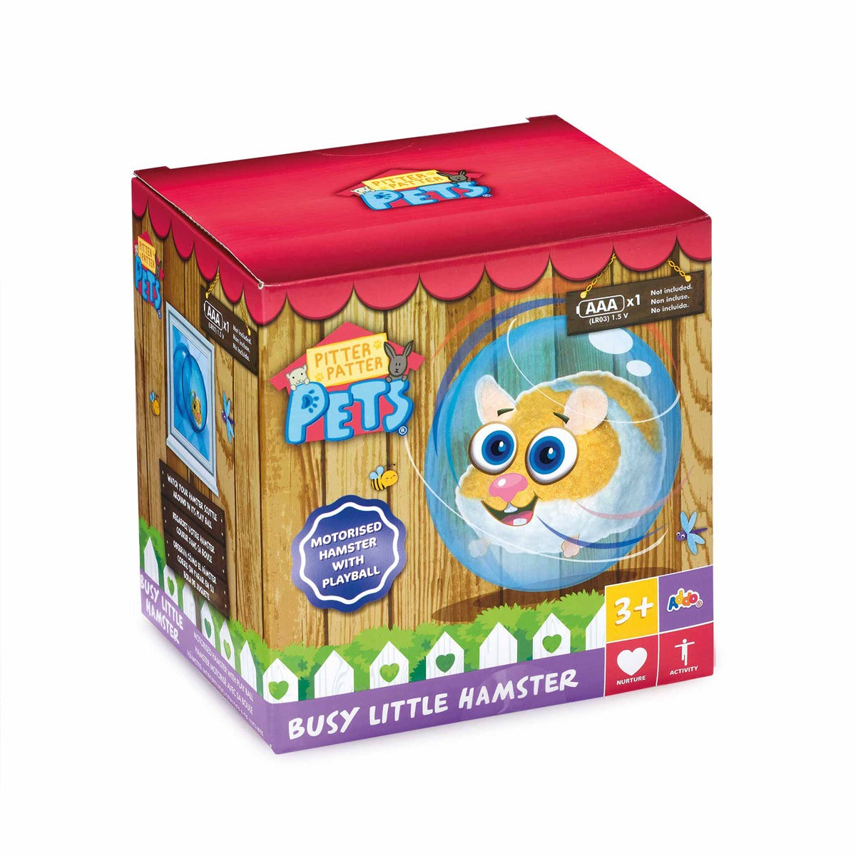 315-11116-b-1 Pitter Patter Pets Busy Little Hamster Electronic Pet