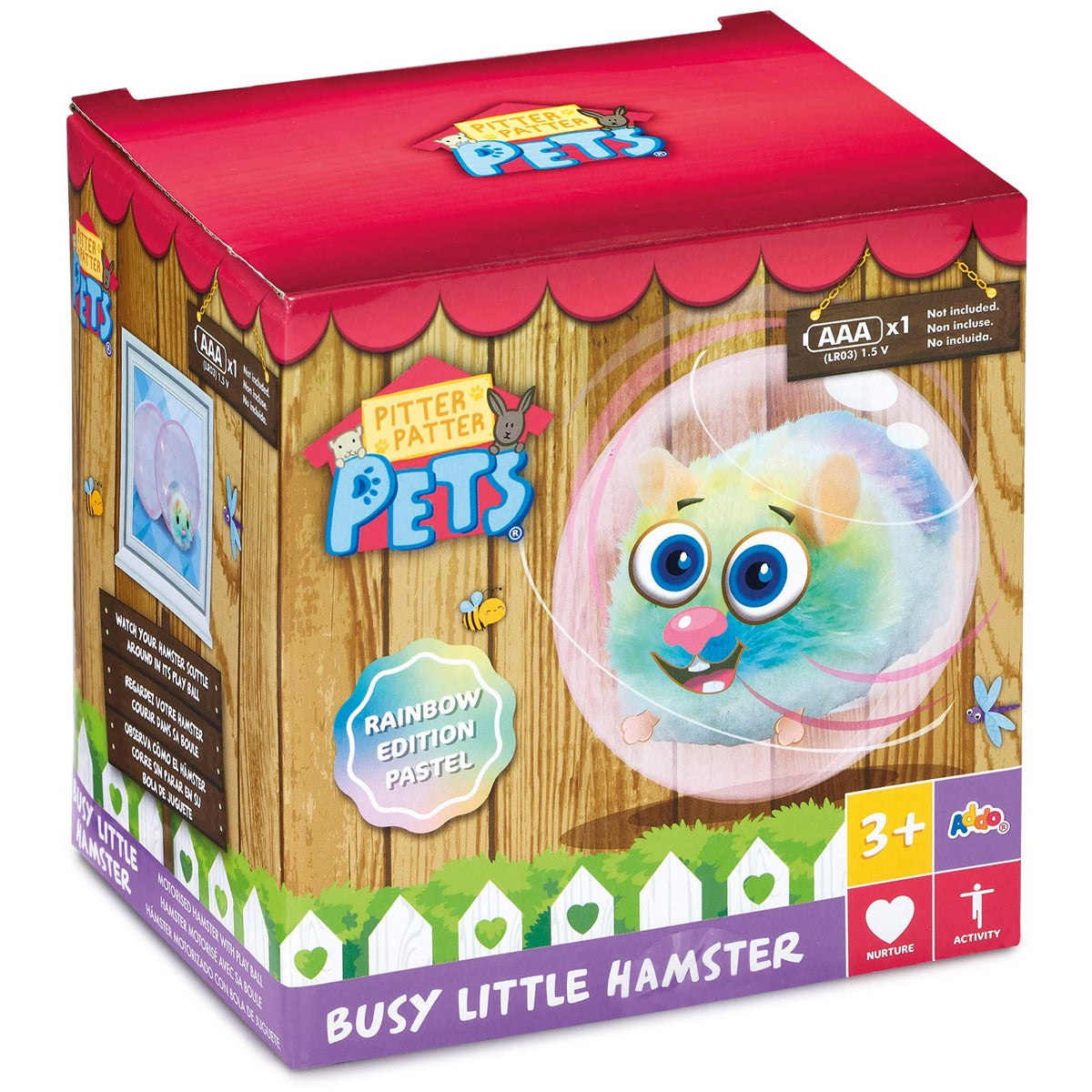 315-11141-b-1_4a252a2d-fc0b-4868-80bc-474a5e0b5aaa Pitter Patter Pets Busy Little Hamster - Pastel Rainbow Edition Electronic Pet