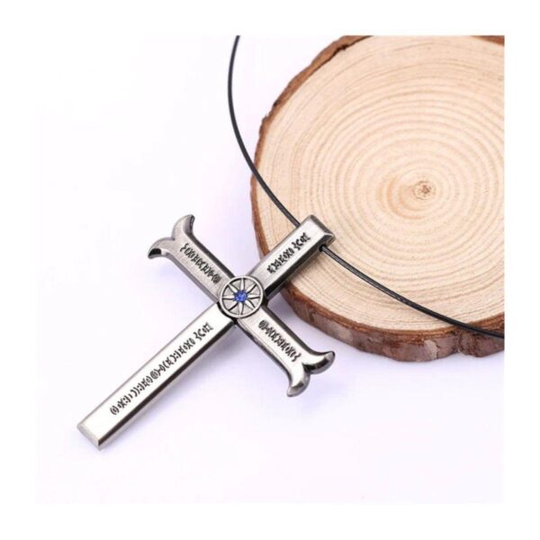 One Piece Mihawk Necklace Cross