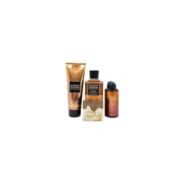 Mahogany Teakwood Men's Body Care Set Bath & Body Works