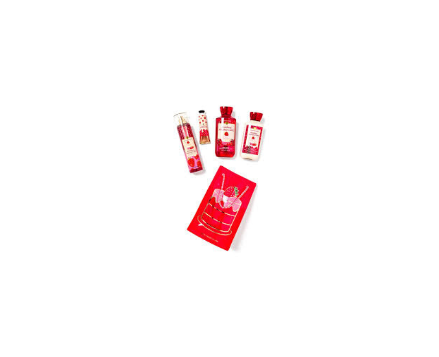 343 Strawberry Pound Cake Body Care Set Bath & Body Works - Image 1