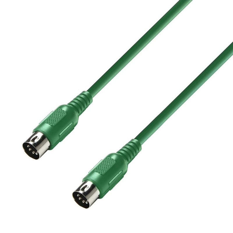 34_a8025443-4235-4680-a3cd-98bb3a4b2cdb Adam Hall Cables 3 STAR MIDI 0300 - MIDI Cable, Adam Hall® MIDI 5-pole, Green, 3 m