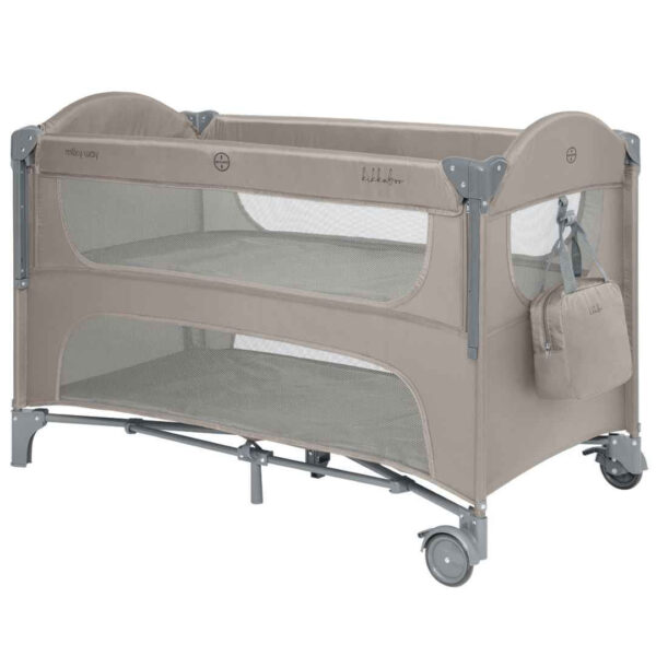 Milky Way 2-Level Baby Cot – Beige (2026)