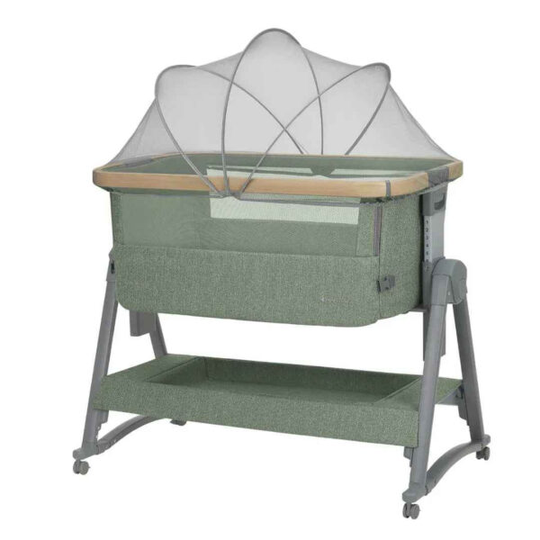 Nanna 2 Bedside Crib – Army Green