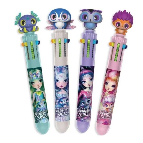 Nebulous Stars 10 Colors Ballpoint Pen Assorted