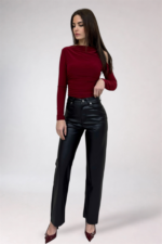 Leather Pants in Black - Image 