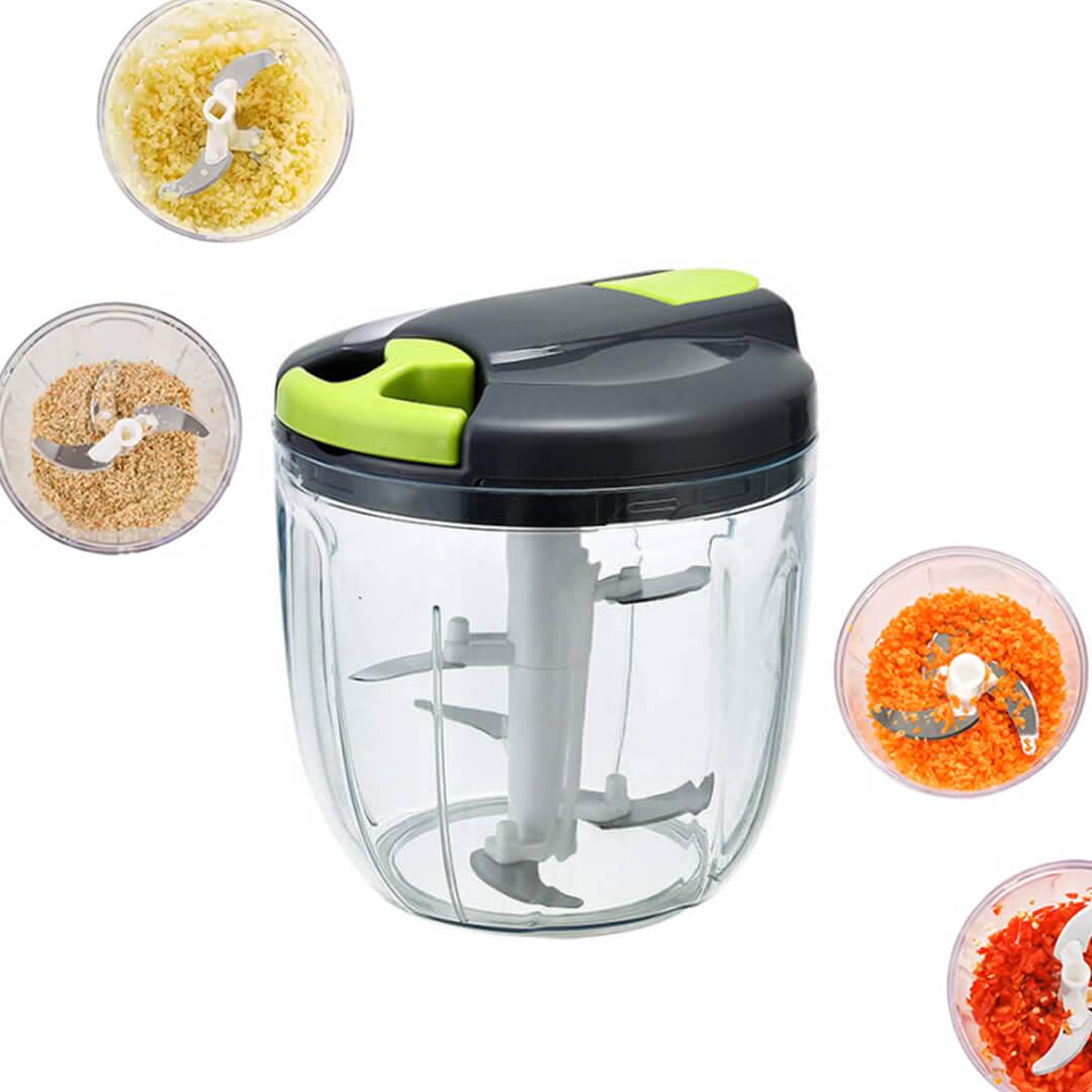 3_98e6483f-daf4-4cfb-9f42-3ae6bea52729.jpg Manual Food Chopper & Vegetable Slicer - Fast & Easy Prep - Image 1
