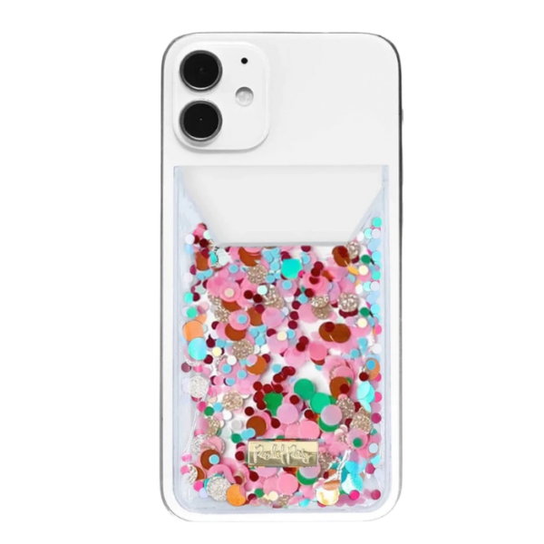 Confetti Card Holder Phone Sticker