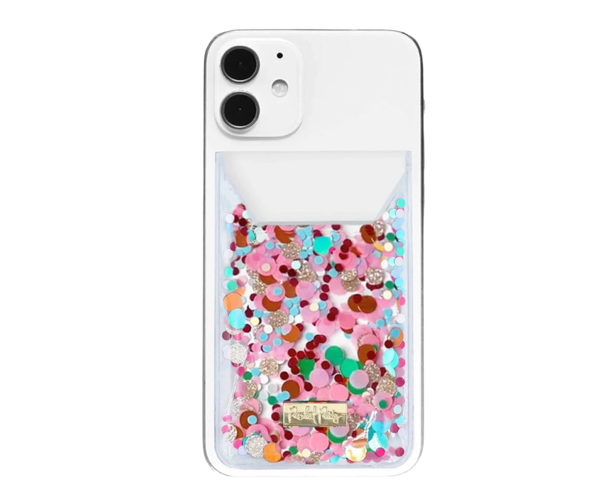 4 Confetti Card Holder Phone Sticker - Image 1
