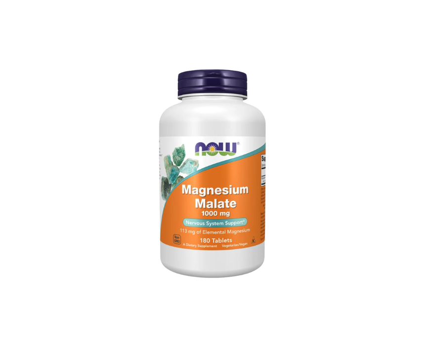 4 Magnesium Supplement Tablets NOW - Image 1