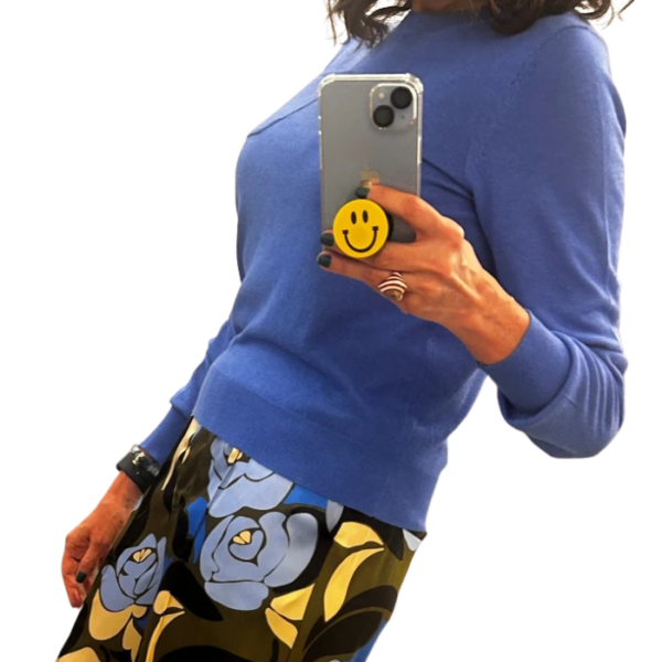 Blue Soft Feel Knit