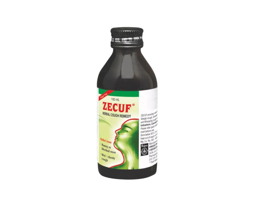 4 Herbal Cough Syrup Zecuf - Image 1